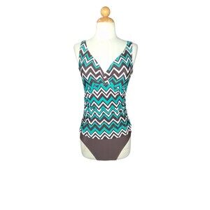 NWT- Full Coverage One Piece Swimsuit Sweet Escape Size 10
